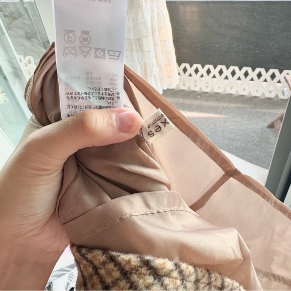 Stunning Axes Femme Japanese Vintage Knee Length Wool Skirt - Picture 2 of 7